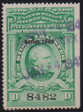 US Revenues #RD282 Used F - VF